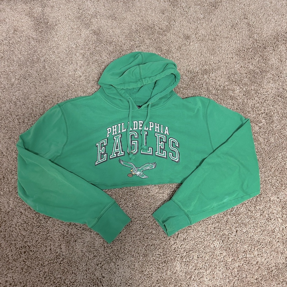 Cropped Eagles Sweatshirt
